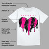 Fierce Pink 1s DopeSkill T-Shirt Slime Drip Heart Graphic