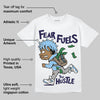 University Blue Collection DopeSkill T-Shirt Fear Fuels The Hustle Graphic