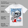 Powder Blue 9s DopeSkill T-Shirt Mystery Ghostly Grasp Graphic