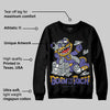 Lakers 4s DopeSkill Sweatshirt Born To Be Rich Graphic