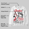 Bred 11s DopeSkill Sweatshirt Broken Bones Graphic