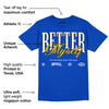 Royal Blue Collection DopeSkill Royal Blue T-shirt Better Myself Graphic