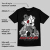 Black Cement 3s DopeSkill T-Shirt MOMM Bear Graphic