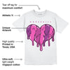 Hyper Violet 4s DopeSkill T-Shirt Slime Drip Heart Graphic