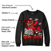 Red Thunder 4s DopeSkill Sweatshirt Born To Be Rich Graphic