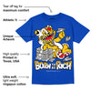 Royal Blue Collection DopeSkill Royal Blue T-shirt Born To Be Rich Graphic