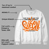 Orange Black White DopeSkill Sweatshirt Queen Graphic