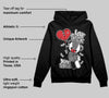 Black Cement 3s DopeSkill Hoodie Sweatshirt Love Sick Graphic