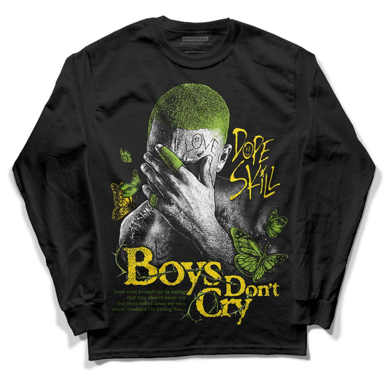 Dunk Low 'Chlorophyll' DopeSkill Long Sleeve T-Shirt Boys Don't Cry Graphic Streetwear - Black