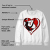 Black Toe 1s DopeSkill Sweatshirt Heart AJ 1 Graphic