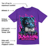 PURPLE Collection DopeSkill Purple T-shirt Black King Graphic