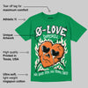 SP Nina Chanel Abney Bicoastal 3s DopeSkill Green T-shirt Crying Heart Graphic