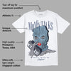 Diffused Blue Sail Grey White 1s DopeSkill T-Shirt Money Talks Graphic