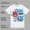 Powder Blue 9s DopeSkill T-Shirt Break Through Graphic