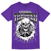 Jordan 13 Court Purple DopeSkill Purple T-shirt Trapped Halloween Graphic Streetwear]