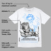 Powder Blue 9s DopeSkill T-Shirt Show Me The Money Graphic