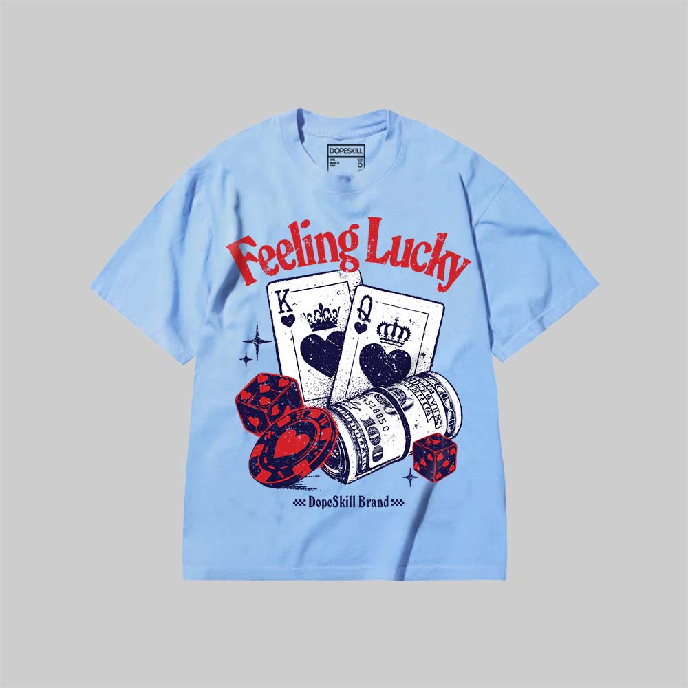 Feeling Lucky DopeSkill Premium T-shirt Streetwear - Chambray