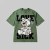 Love Sick DopeSkill Premium T-shirt Streetwear - Moss