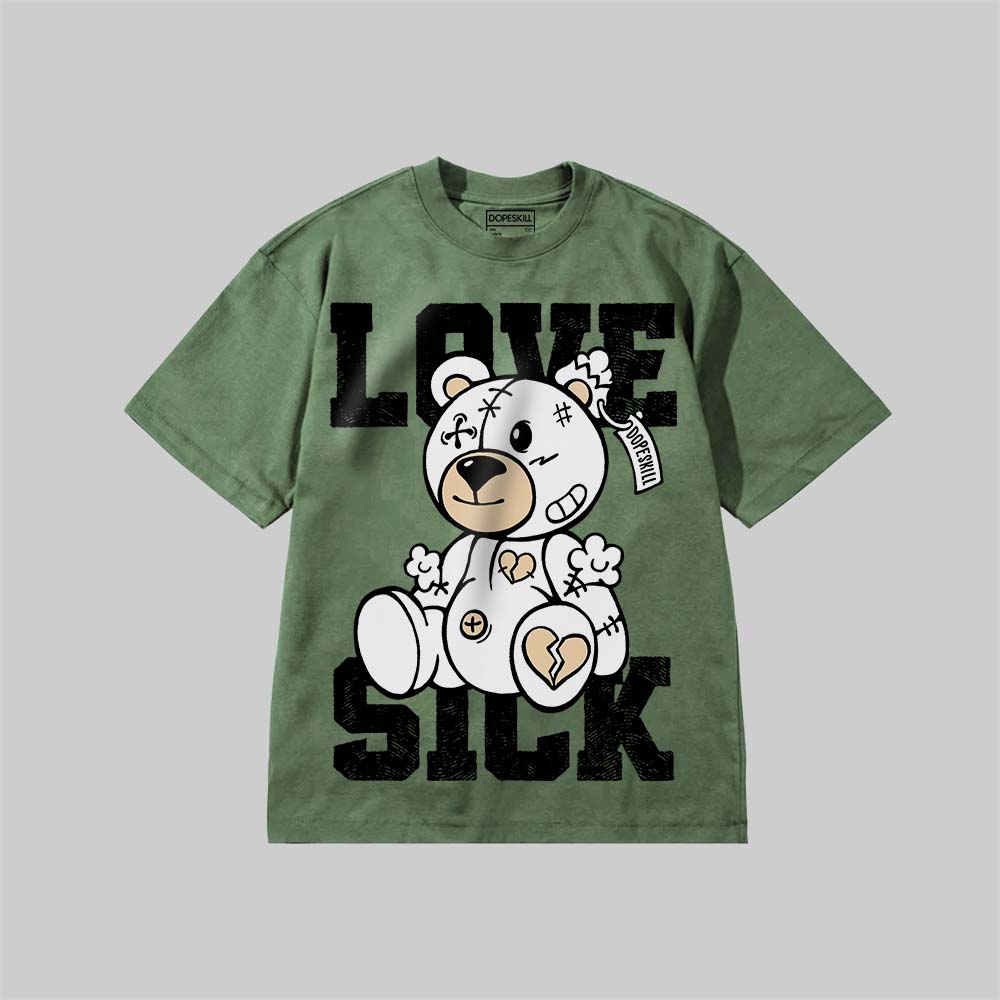 Love Sick DopeSkill Premium T-shirt Streetwear - Moss