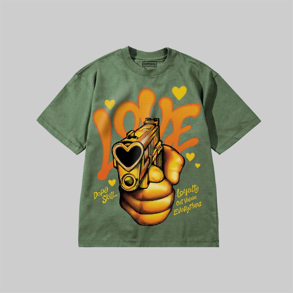 Love Shot DopeSkill Premium T-shirt Streetwear - Moss