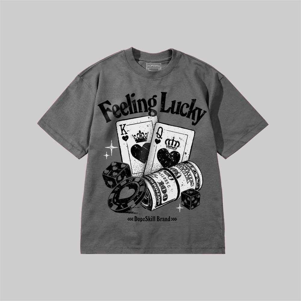 Feeling Lucky DopeSkill Premium T-shirt Streetwear - Grey