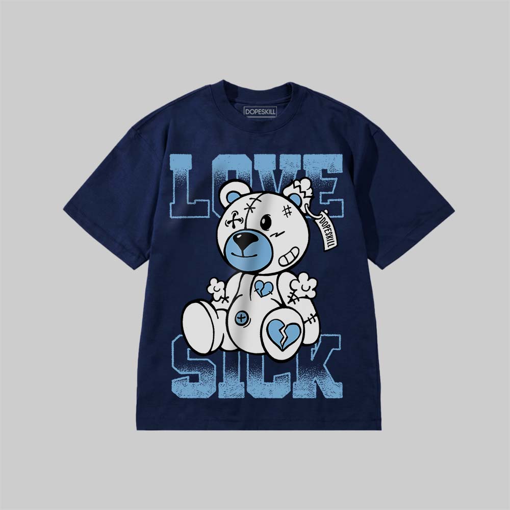 Love Sick DopeSkill Premium T-shirt Streetwear - Navy