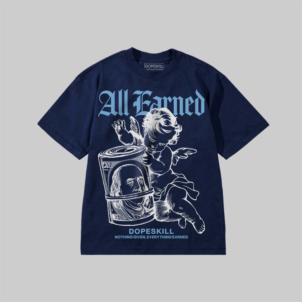 All Earned DopeSkill Premium T-shirt Streetwear - navy