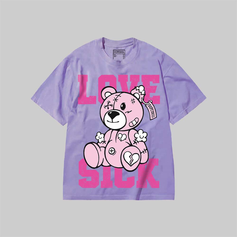 Love Sick DopeSkill Premium T-shirt Streetwear - Violet