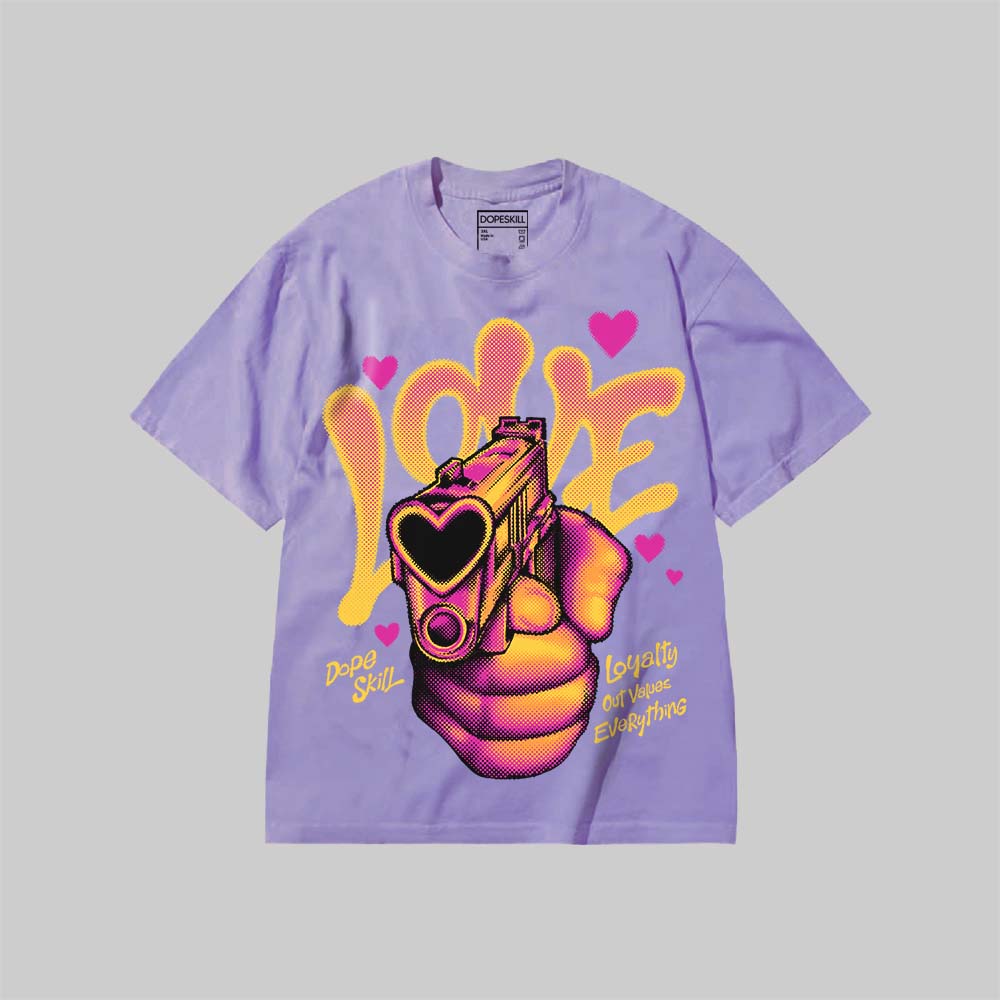 Love Shot DopeSkill Premium T-shirt Streetwear - Violet