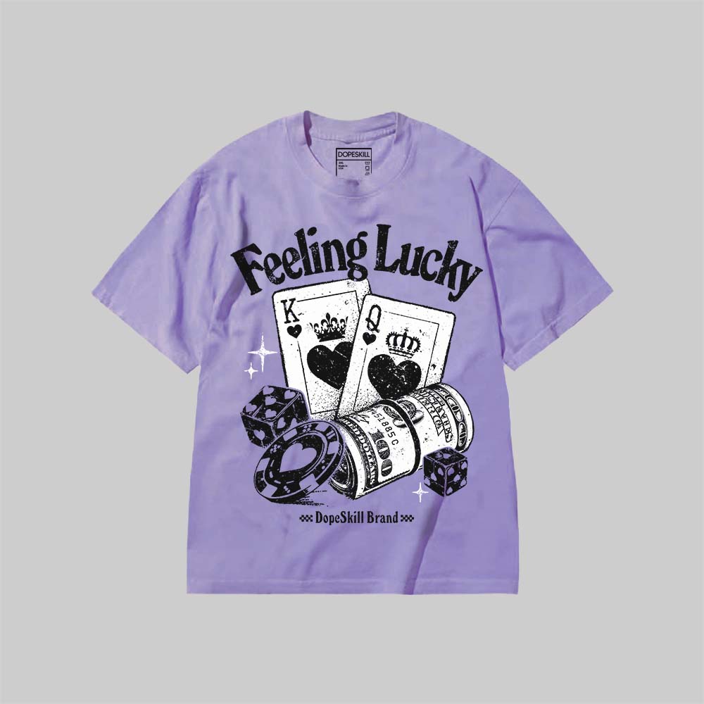 Feeling Lucky DopeSkill Premium T-shirt Streetwear - Violet