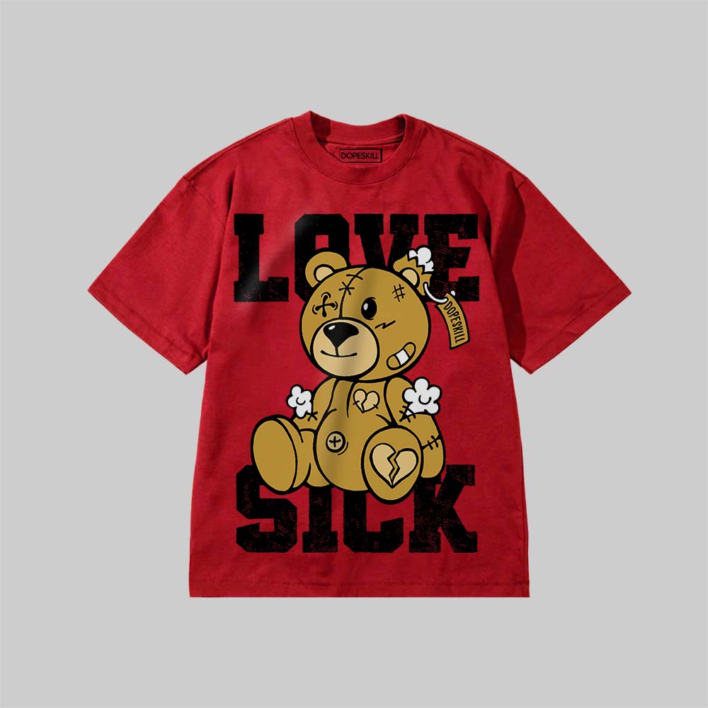 Love Sick DopeSkill Premium T-shirt Streetwear - Red