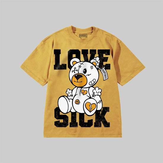 Love Sick DopeSkill Premium T-shirt Streetwear - Mustard