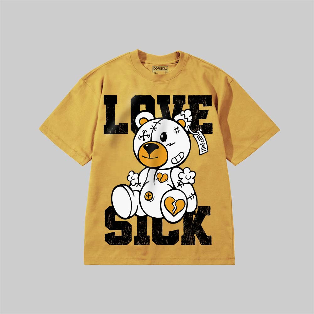 Love Sick DopeSkill Premium T-shirt Streetwear - Mustard