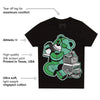 Green Glow 1s DopeSkill Toddler Kids T-shirt Bear Steals Sneaker Graphic