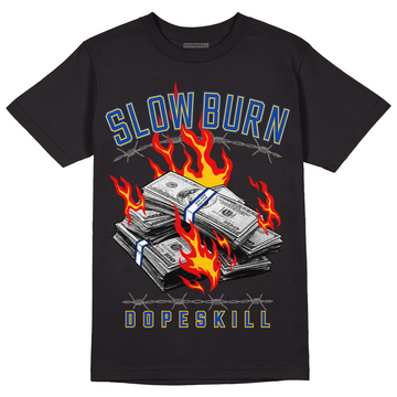 Jordan 14 “Laney” DopeSkill T-Shirt Slow Burn Graphic Streetwear - Black