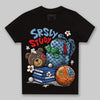 University Blue Sneakers DopeSkill Toddler Kids T-shirt SRSLY Study Graphic Streetwear - Black
