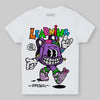 PURPLE Sneakers DopeSkill Toddler Kids T-shirt Learning Graphic Streetwear - WHite