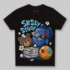 Royal Blue Sneakers DopeSkill Toddler Kids T-shirt SRSLY Study Graphic Streetwear - Black