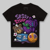 PURPLE Sneakers DopeSkill Toddler Kids T-shirt SRSLY Study Graphic Streetwear - Black