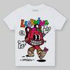 Red Sneakers DopeSkill Toddler Kids T-shirt Learning Graphic Streetwear - White