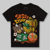 Orange, Black and White Sneakers DopeSkill Toddler Kids T-shirt SRSLY Study Graphic Streetwear - Black