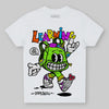 Neon Green Sneakers DopeSkill Toddler Kids T-shirt Learning Graphic Streetwear - White