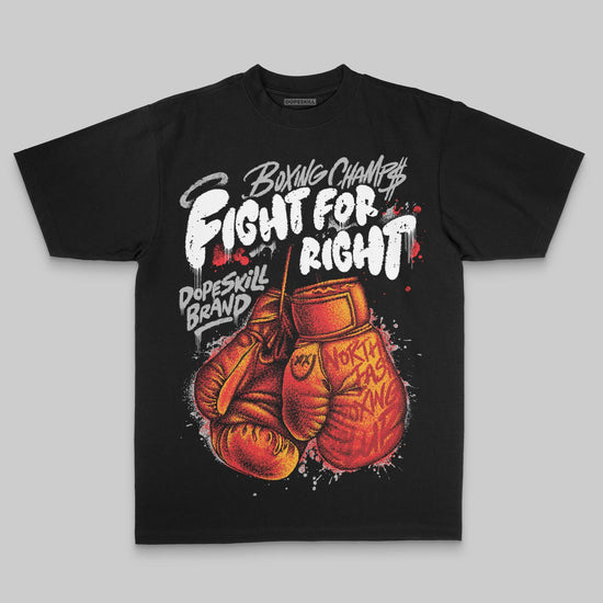 Fight For Right DopeSkill Premium T-shirt Streetwear - Black
