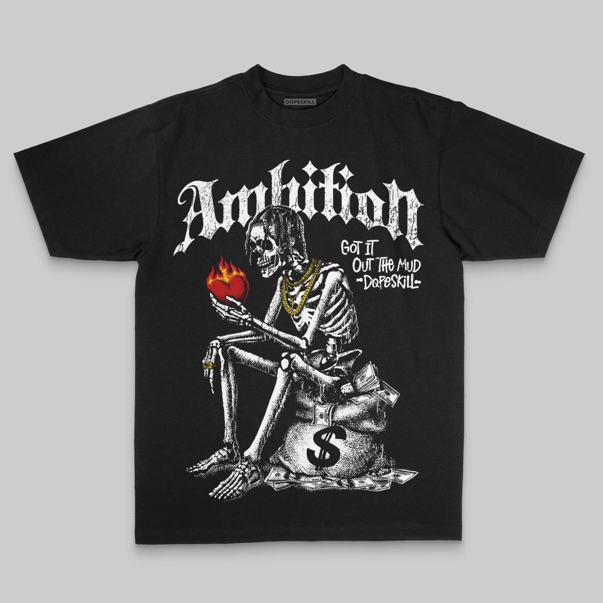 Ambition DopeSkill Premium T-shirt Streetwear - Black
