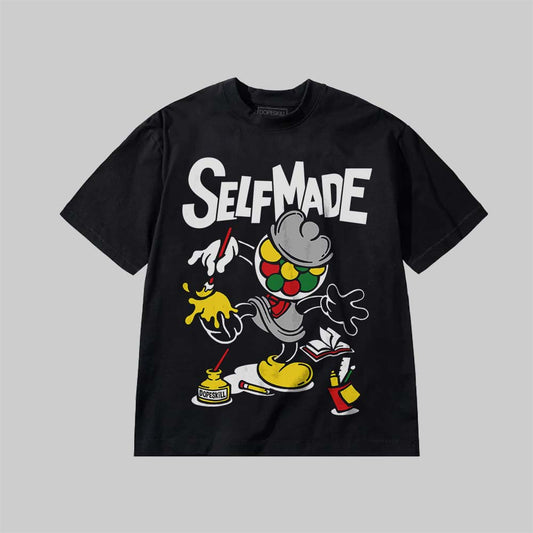 Self Made DopeSkill Premium T-shirt Streetwear - Black