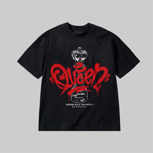 Queen Chess DopeSkill Premium T-shirt Streetwear - Black