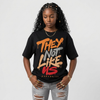 'Orange Citrus' 3s DopeSkill T-Shirt They Not Like Us Graphic