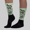 Seafoam 4s 2025 DopeSkill Sublimated Sock Hustle Graphic