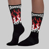 Ruby 1s DopeSkill Sublimated Sock FIRE Graphic