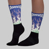 Voodoo Alternate 1s DopeSkill Sublimated Sock FIRE Graphic